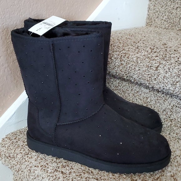 Target Shoes - Black sparkle winter boots sz 7